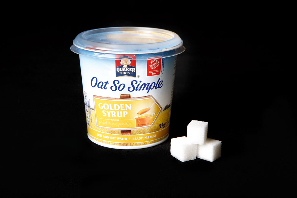 Oat-so-simple contains 16.8g of sugar