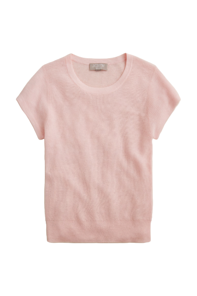 J.Crew, Ribbed Featherweight Cashmere T-Shirt