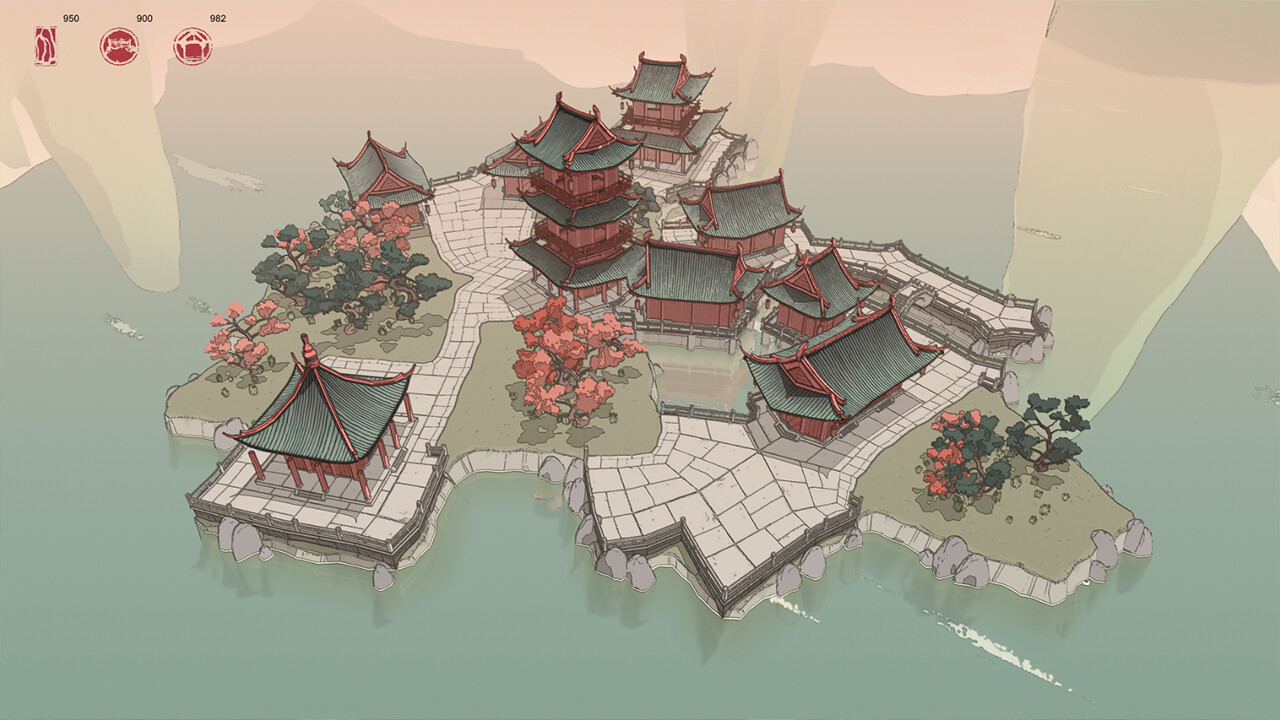 Eaves - an ancient Chinese-inspired island town