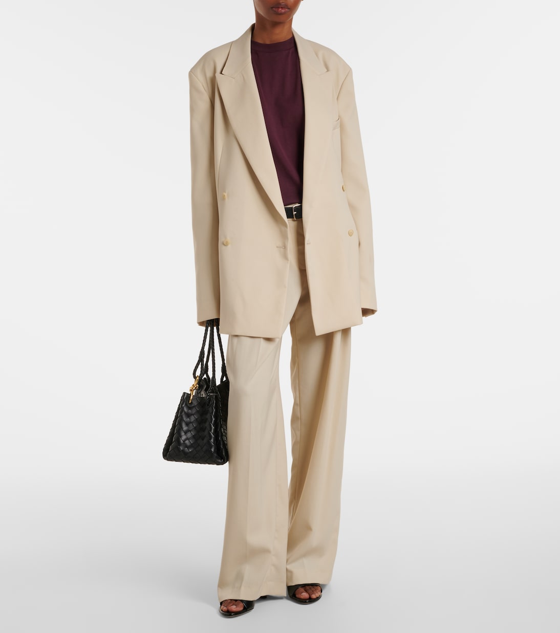 Newark Double-Breasted Cotton Blazer