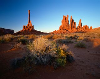 Not all 'totem poles' are man-made as the Totem Pole stack at Monument Valley demonstrates.