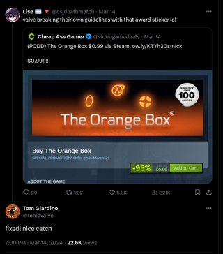 valve breaking their own guidelines with that award sticker lol - fixed! nice catch