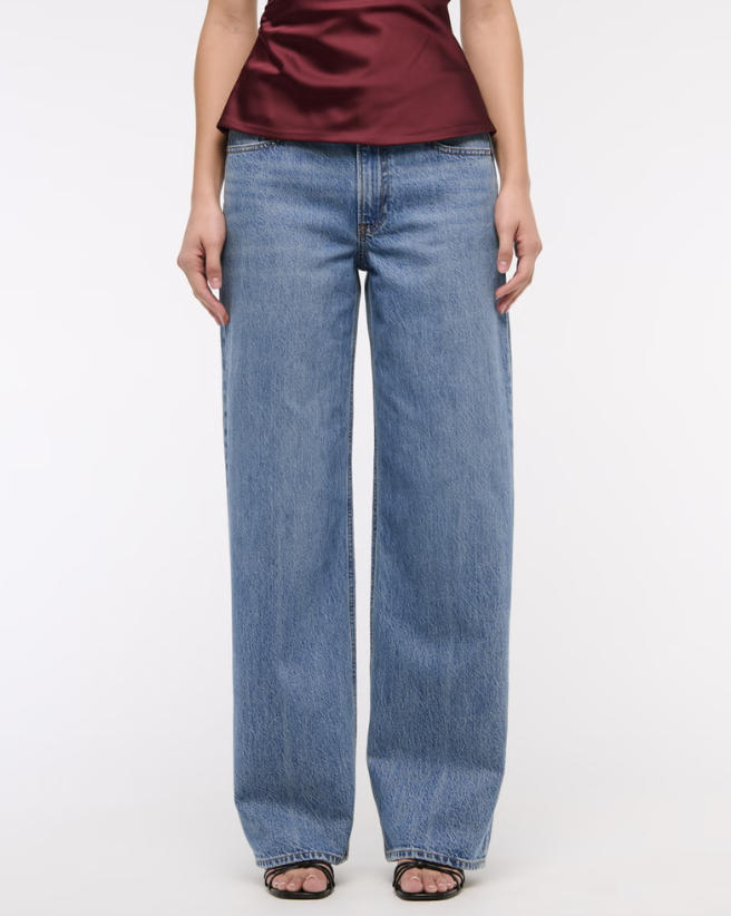 Abercrombie, Low Rise Ultra Loose Jean