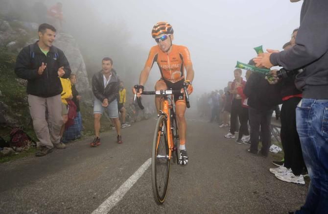 Igor Anton (Euskaltel-Euskadi) couldn't follow the tempo set by Vincenzo Nibali and Chris Horner.