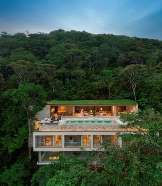 House amid forest from Studio Arthur Casas Monograph, Rizzoli New York