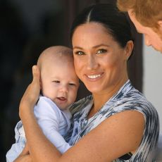Meghan Markle with baby Archie