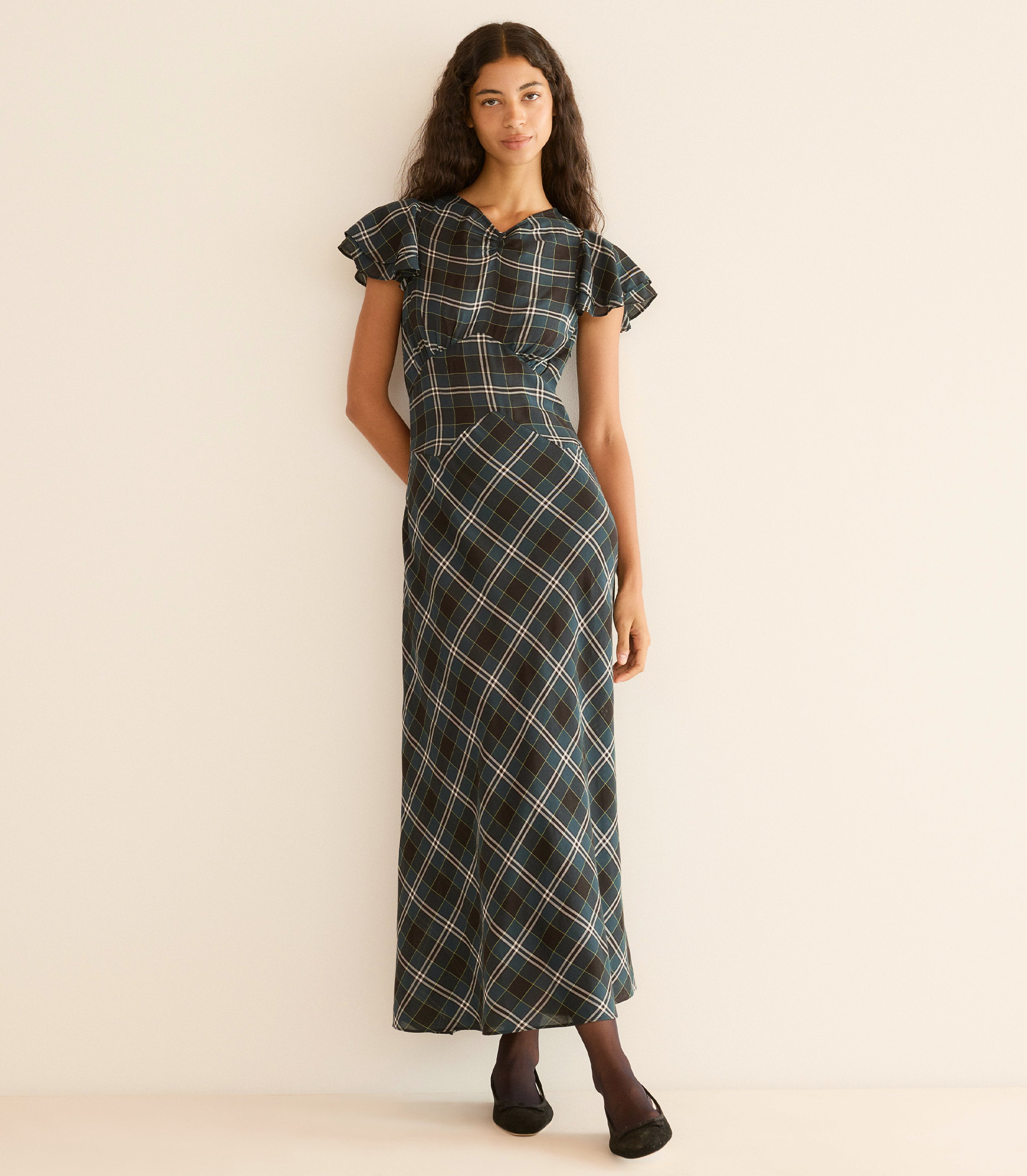 Seraphine Dress -- Amble Plaid