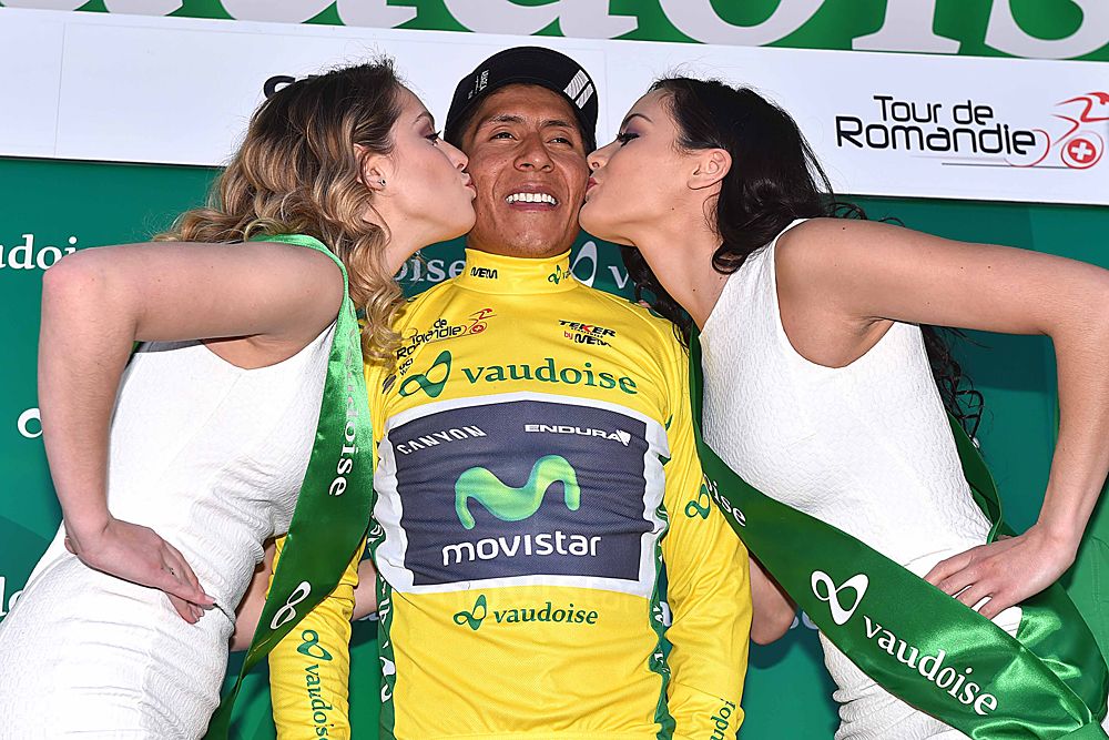 Quintana wears the yellow jersey for a second day
