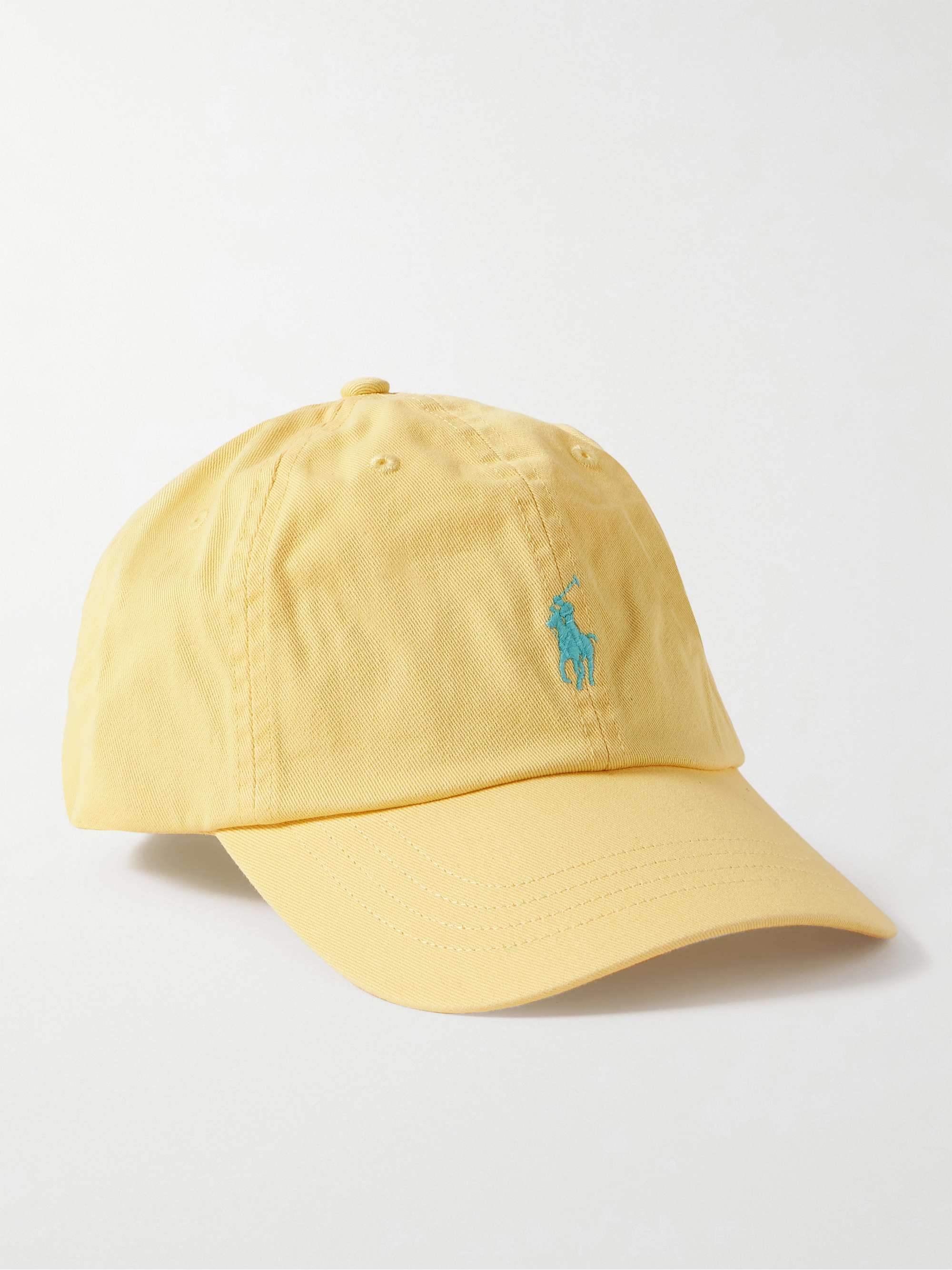 Embroidered Cotton-Twill Baseball Cap