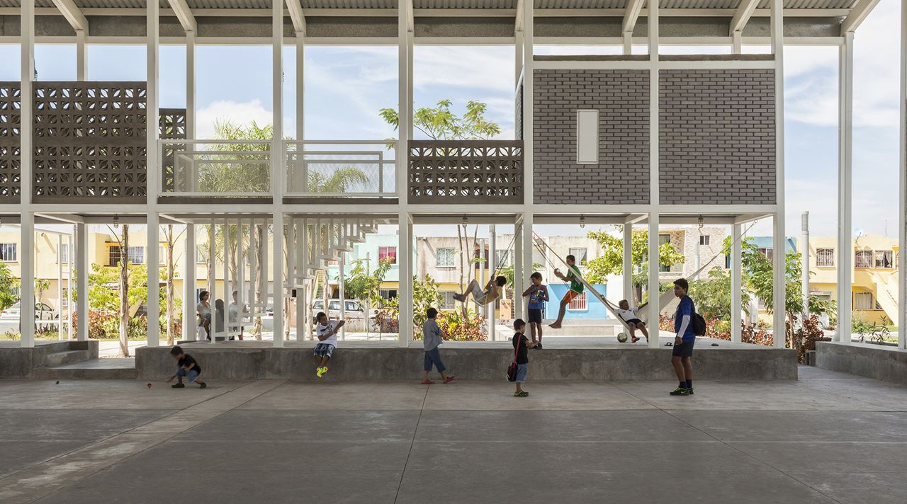 Court, Lagos de Puente Moreno, Veracruz, Mexico, 2016. The playground, part of book 100 Women: Architects in Practice