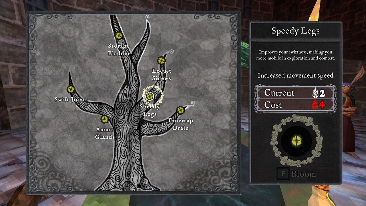 Hark the Ghoul screenshot showing level up screen