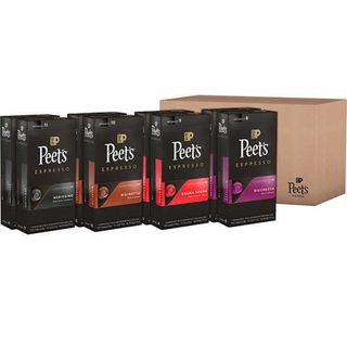 4 packs of Peet's coffee pod capsules