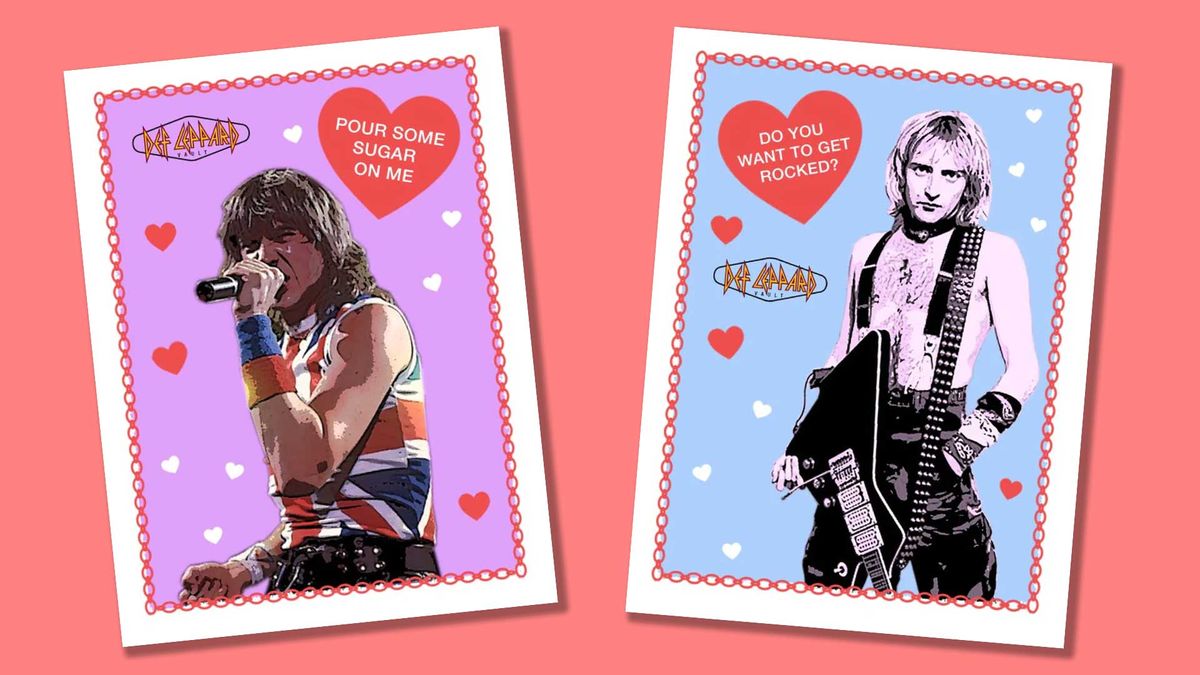 Def Leppard Valentine&#039;s Day cards