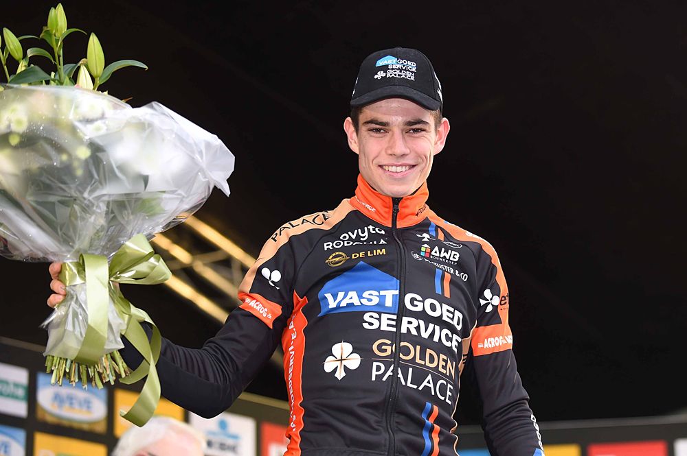 Wout Van Aert (Vastgoedservice Golden Palace Ct) wins Superprestige in Gavere