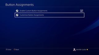 Dualshock 4 Customize Button Assignments