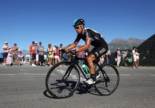 Richie Porte riding alone on stage 11 of the 2012 Tour de France