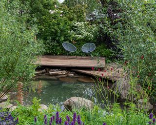 Garden for a Green Future, designed by Jamie Butterworth at Hampton Court Flower Show 2021