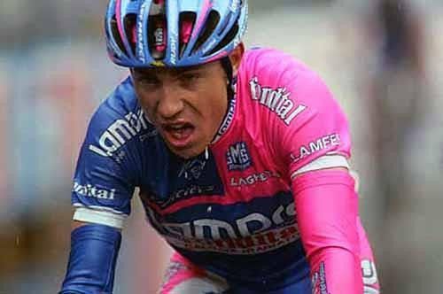 Damiano Cunego did it tough on his way to finishing ninth