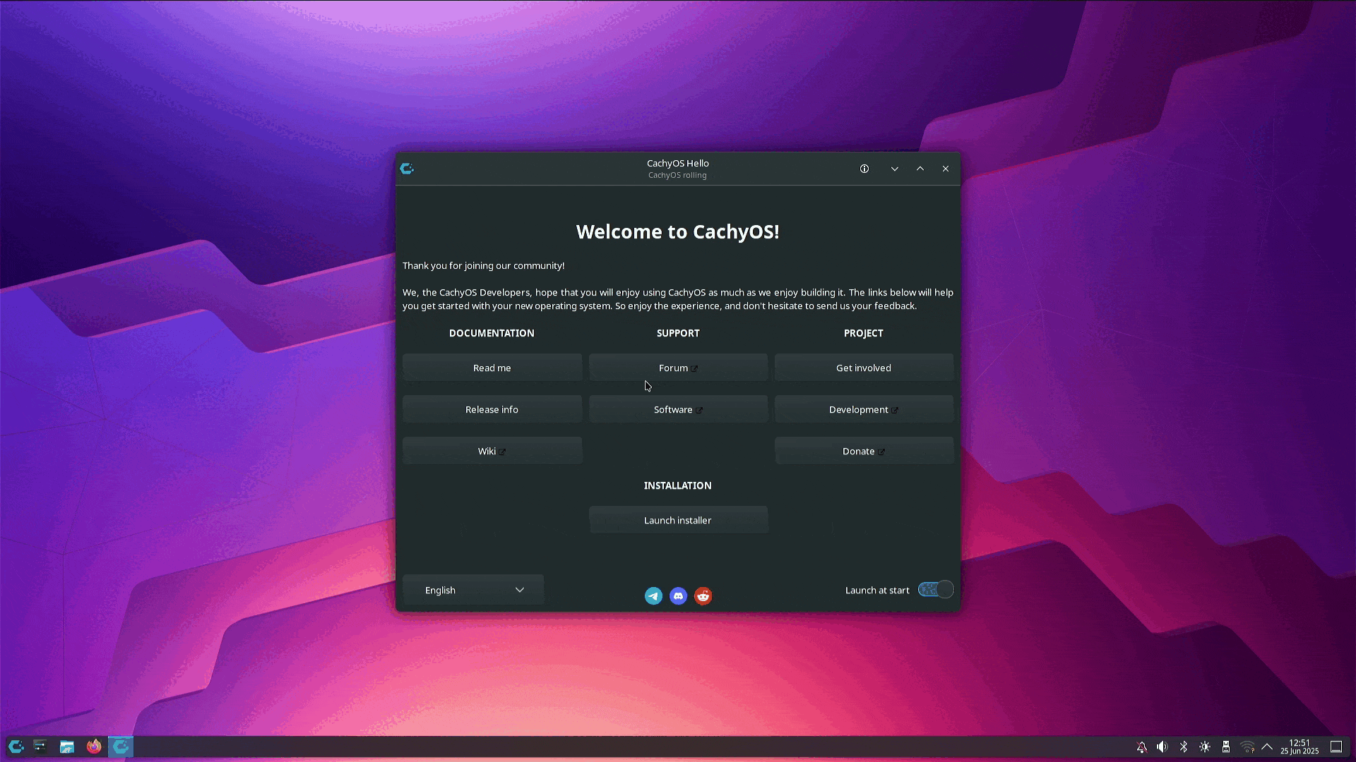 CachyOS install process