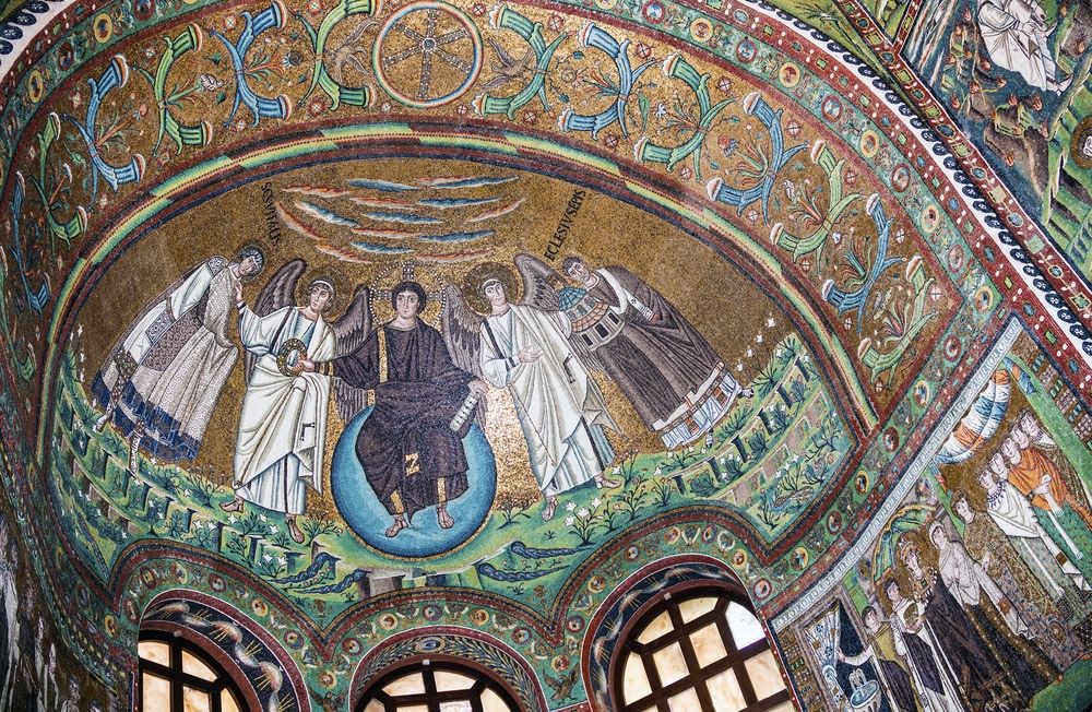 Mosaics from San Vitale&#039;s Basilica in Ravenna, Italy.