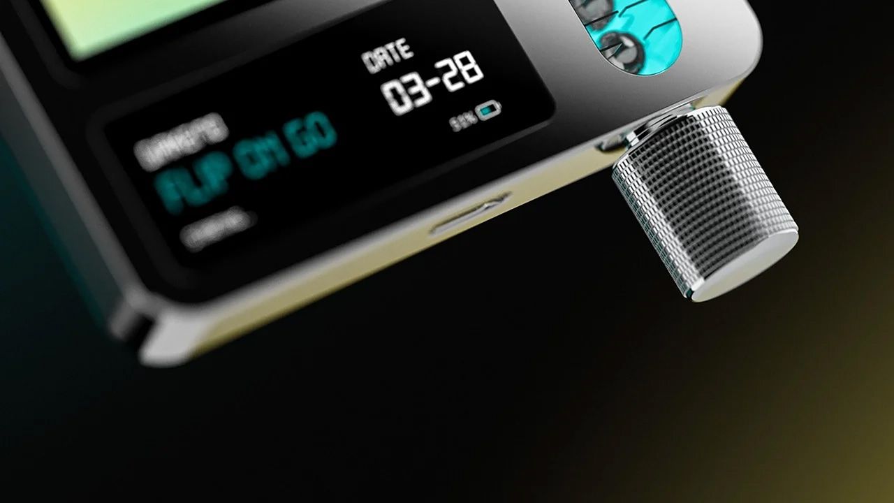 FlipOnGo pinball handheld concept