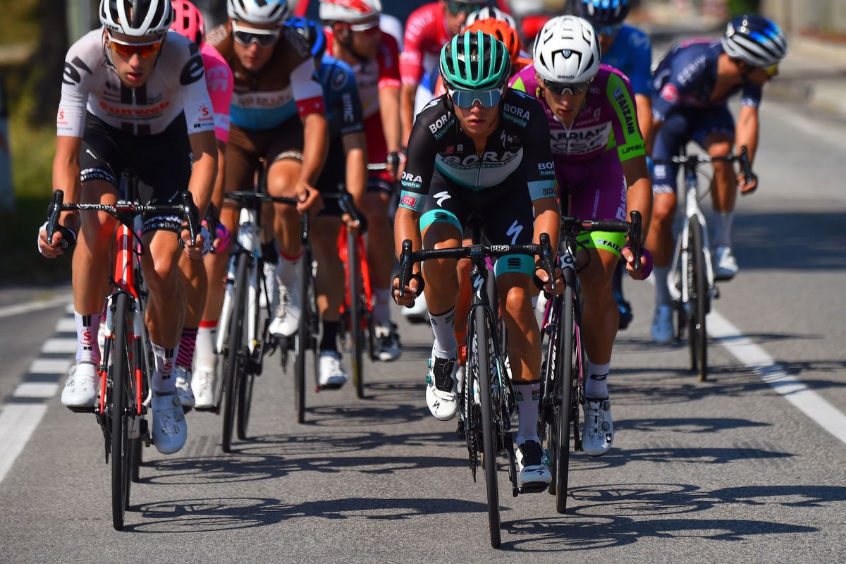 Tirreno Adriatico 2020 55th Edition 7th stage Pieve Torina Loreto 181 km 13092020 Matteo Fabbro ITA Bora Hansgrohe photo Roberto BettiniBettiniPhoto2020