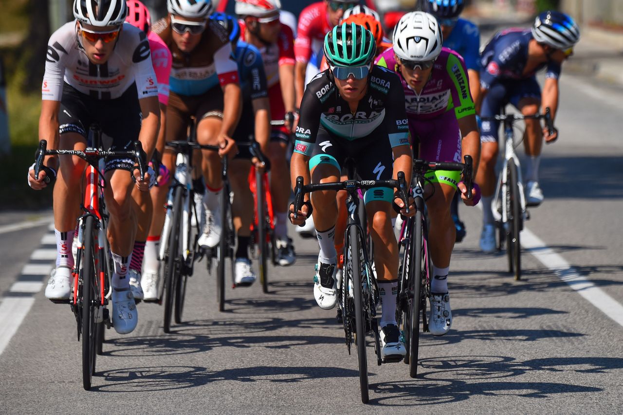 Tirreno Adriatico 2020 55th Edition 7th stage Pieve Torina Loreto 181 km 13092020 Matteo Fabbro ITA Bora Hansgrohe photo Roberto BettiniBettiniPhoto2020