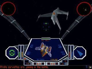 The use of Gouraud shading improved the graphics fir TIE Fighter.