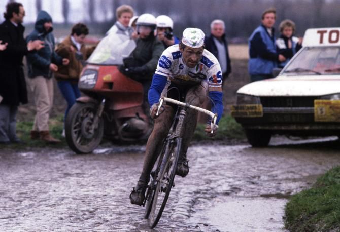 Francesco Moser won three editions of Paris-Roubaix in a row
