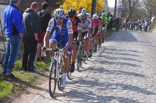 Tom Boonen (Quick-Step Floors) surges on the Taaienberg