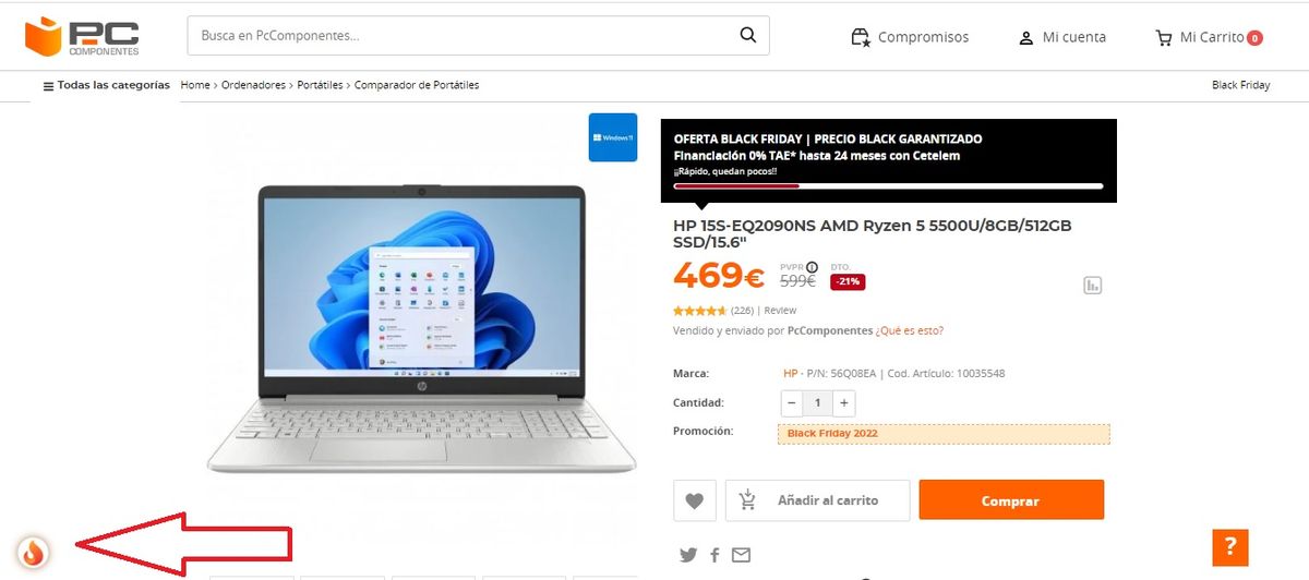Icono Chollometro para ver los datos