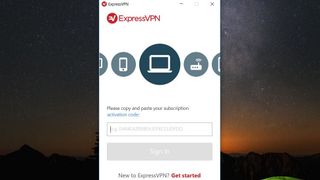 Enter the activation code