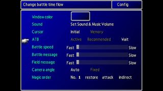 Final Fantasy VII Nintendo Switch menu