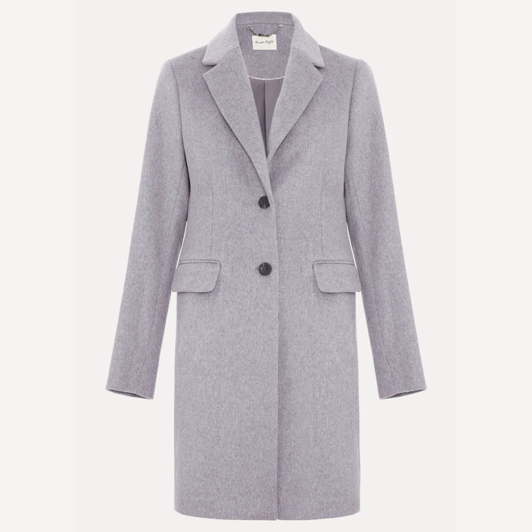 Phase Eight Grey Lydia Wool Coat