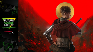 1348 Ex Voto key art of Aeta with Future Games Show 2026 Spring showcase logo