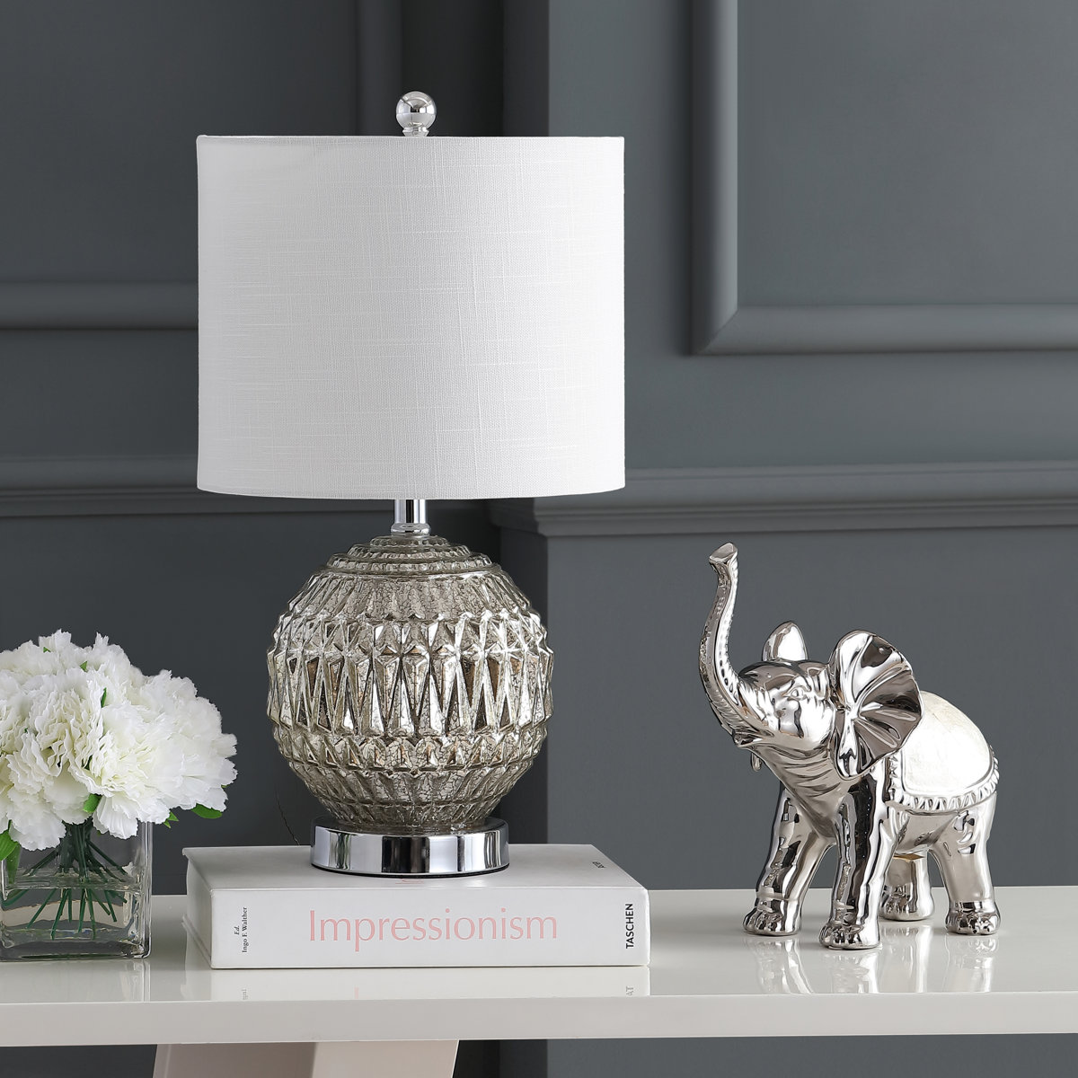 Mercer41 Coll 20.5" Glass/metal Led Table Lamp &amp;amp; Reviews | Wayfair