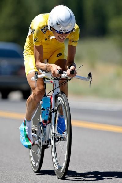 Cath Cheatley (Colavita-Baci) trying to keep her advantage for the fight overall.