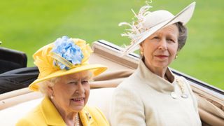 Queen Elizabeth II and Princess Anne, Princess Royal attend Royal Ascot Day 1