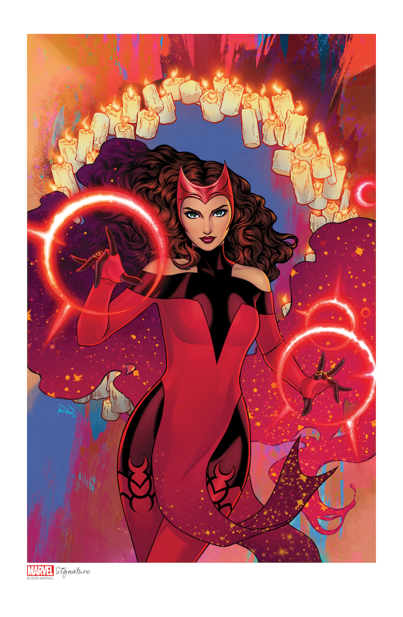 Marvel Art of Russell Dauterman; Marvel comic character Scarlet Witch