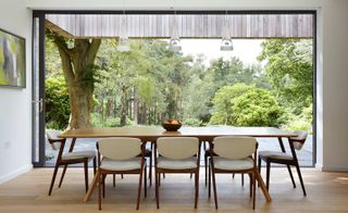 Dining area of House in Woods