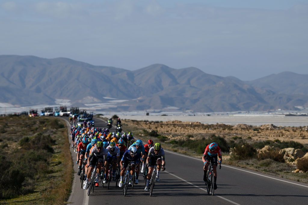 The Clasica de Almeria was raced on exposed roads