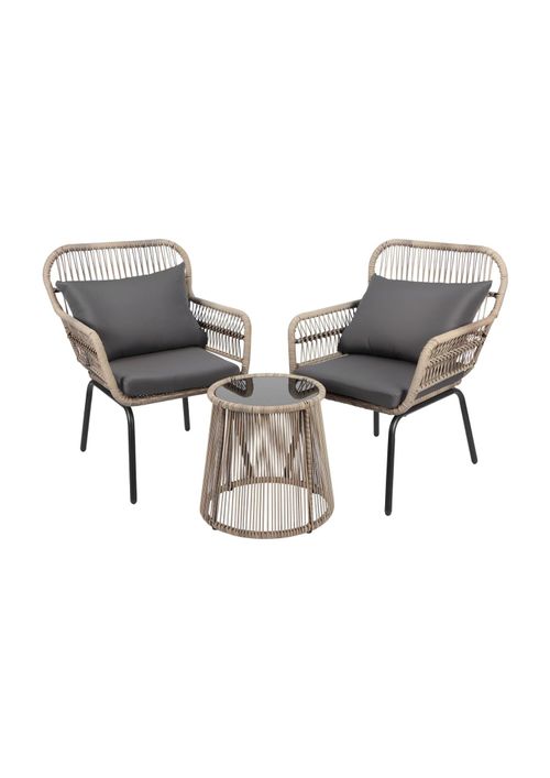 Panana 3 Piece Rattan Bistro Set