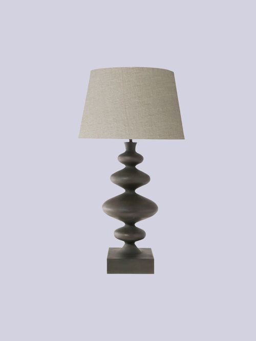 Minerva Table Lamp Base - Antique Grey