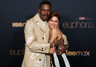 Colman Domingo and Zendaya attend HBO's "Euphoria" Season 2 Photo Call at Goya Studios on January 05, 2022 in Los Angeles, California