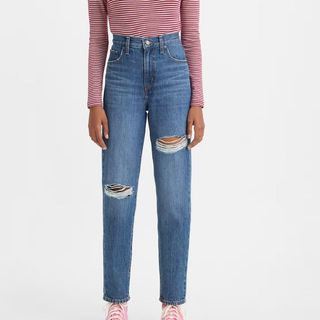 Levi's Ripped Mom jeans
