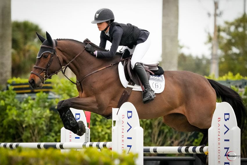 Grace Debney is in this week's showjumping news for her grand prix success.