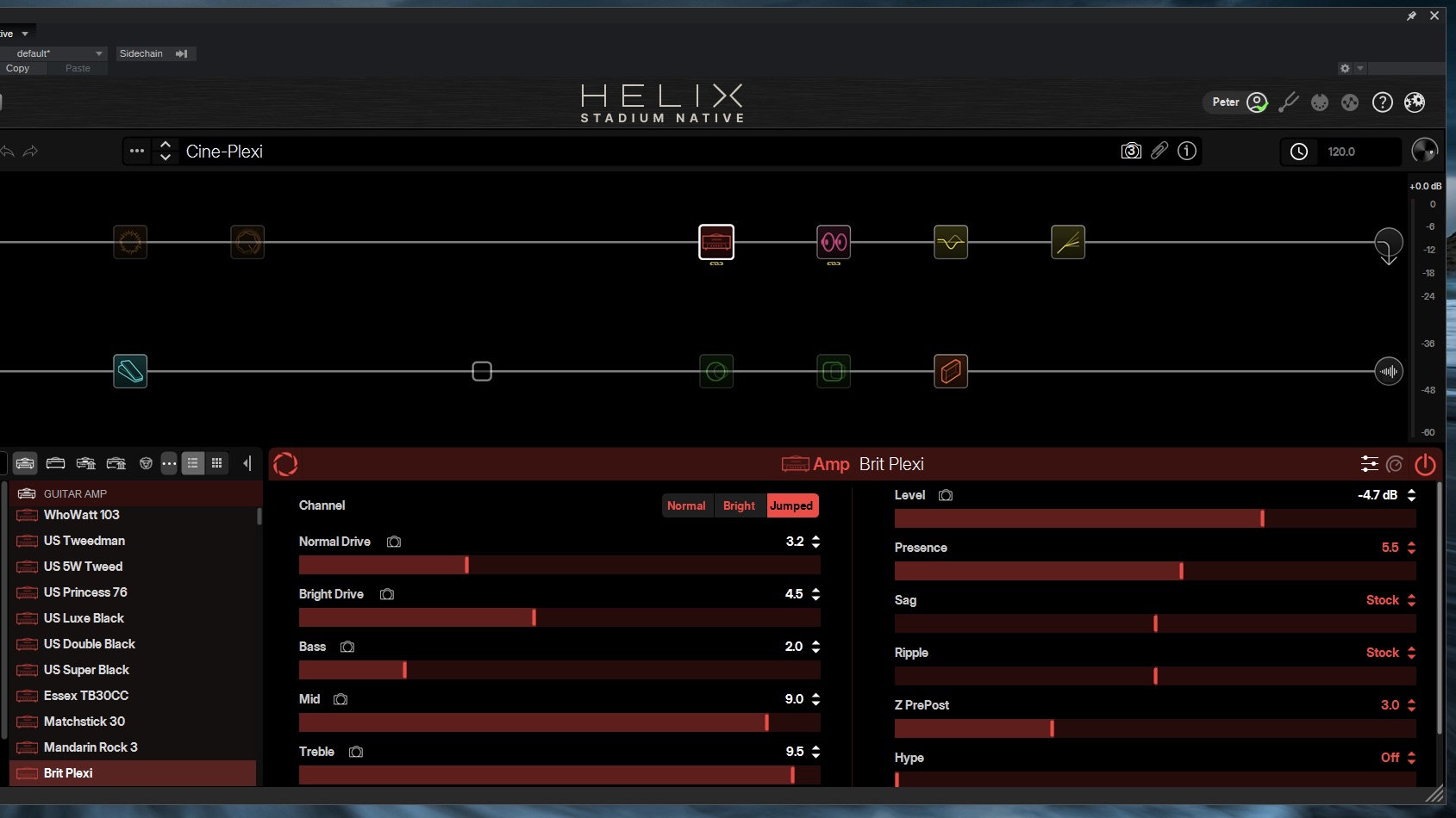 Line 6 Helix Stadium Native