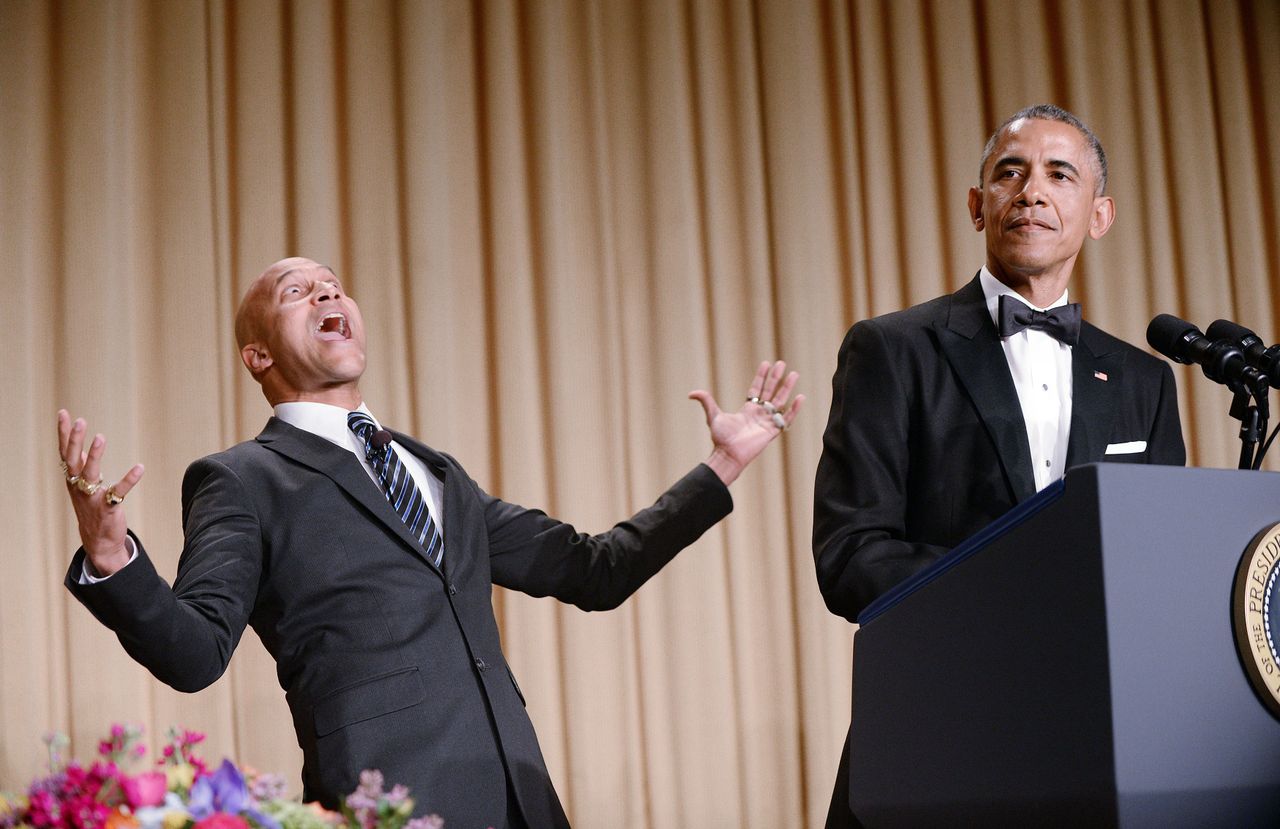 President Obama and Keegan-Michael Key