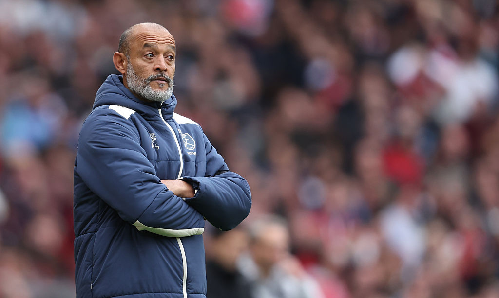 LONDON, ENGLAND - OCTOBER 4: West Ham United manager Nuno Esp&amp;iacute;rito Santo during the Premier League match between Arsenal and West Ham United at Emirates Stadium on October 4, 2025 in London, England. (Photo by Rob Newell - CameraSport via Getty Images)