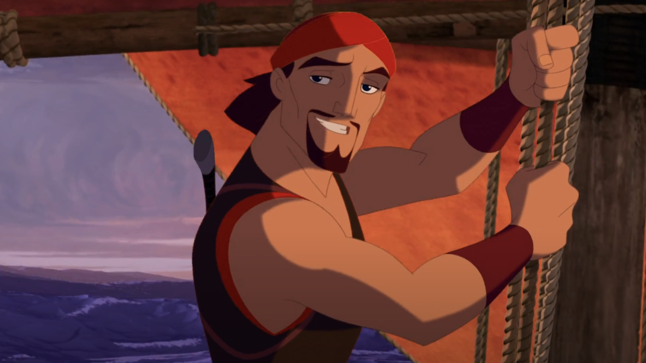 Brad Pitt in Sinbad: Legend of the Seven Seas